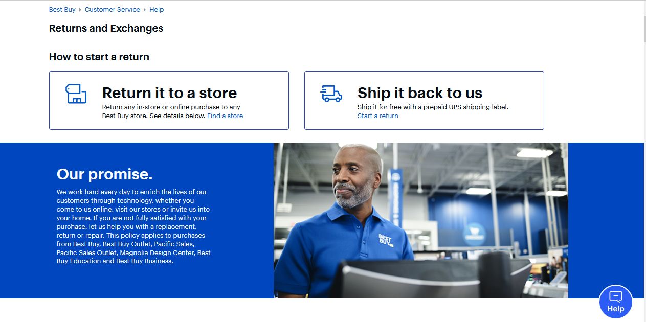 Best Buy return policy