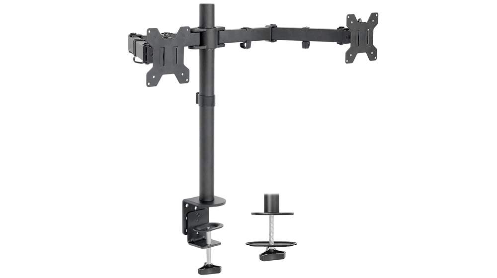 VIVO Dual LCD LED 13 to 27 inch Monitor Desk Mount Stand