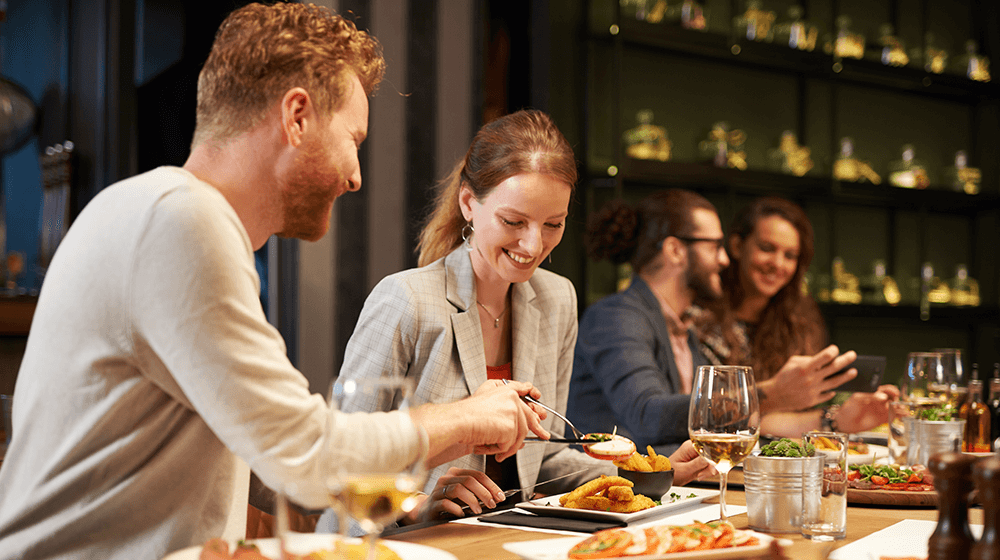 consumers spending their income on dining out