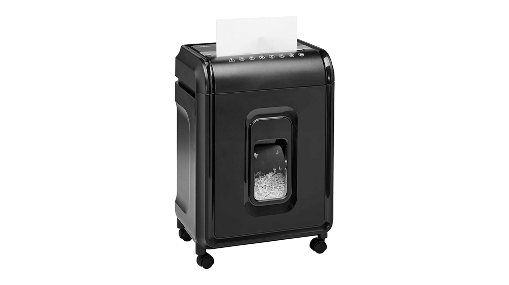 Aurora AU870MA 8-Sheet Micro-Cut Shredder – High Security (P-4), Destroys Credit Cards, 3.9 Gallon Bin