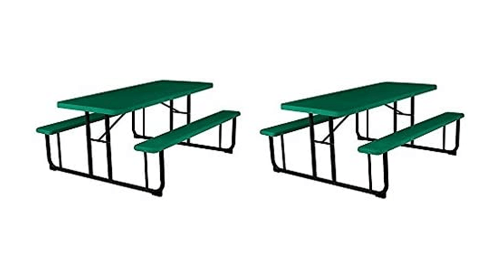 Norwood Commercial Furniture Blow- Molded Plastic Picnic Table