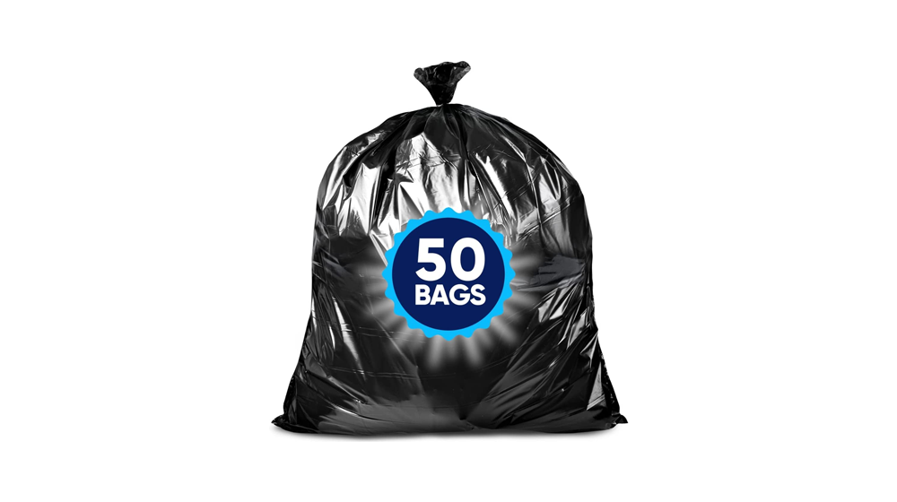Tasker 55-60 Gallon Contractor Trash Bags 3 Mil
