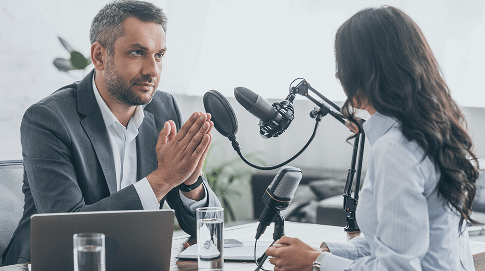 getting interviewed on popular podcasts