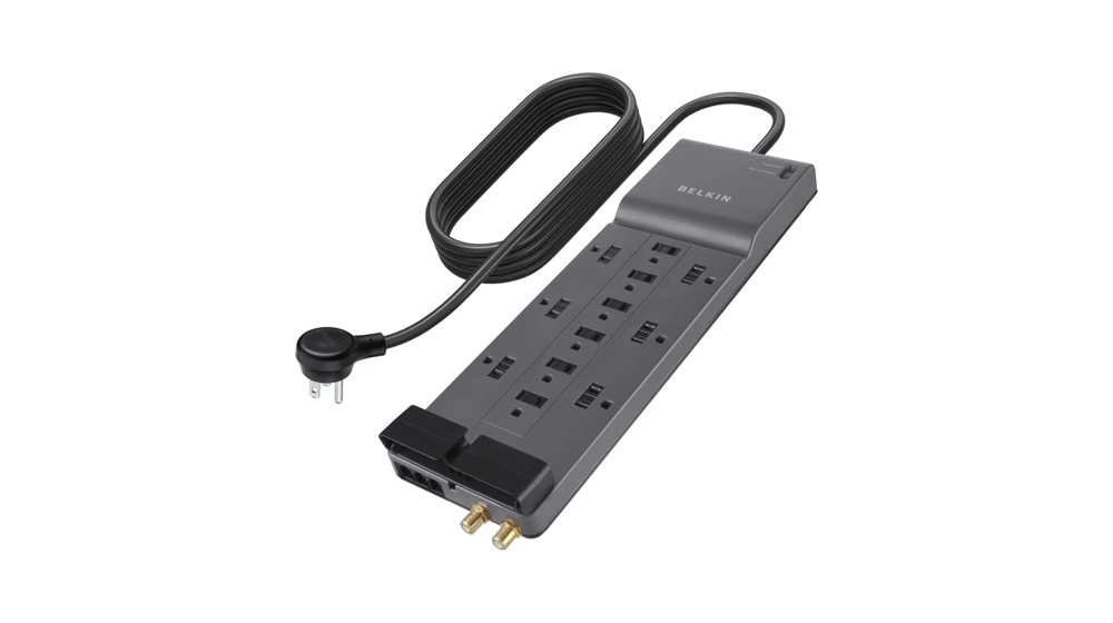 Belkin Power Strip Surge Protector - 12 AC Multiple Outlets