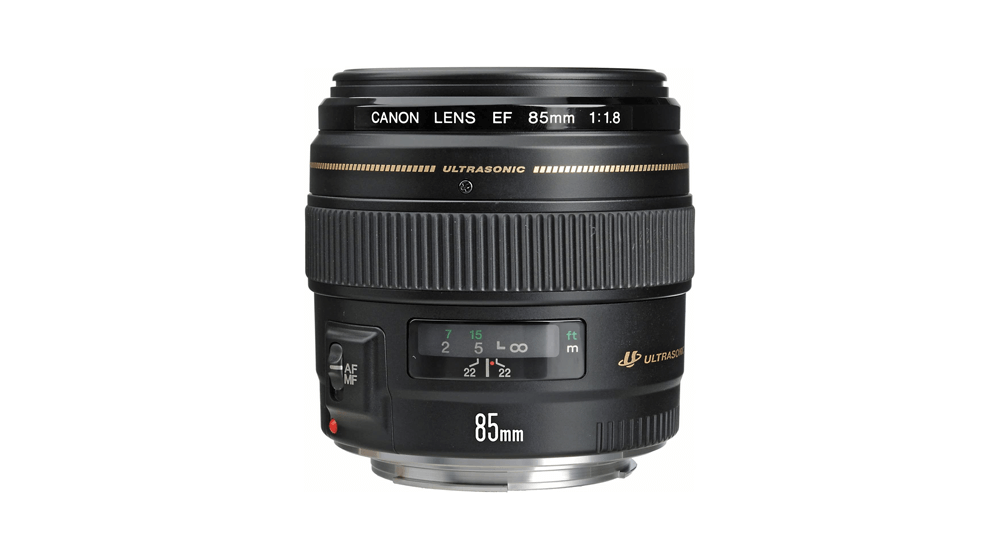 Canon EF 85mm f,1.8 USM Medium Telephoto Lens for Canon SLR Cameras - Fixed