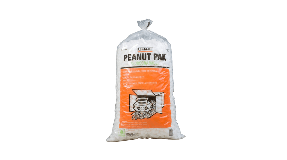 U-Haul Biodegradable Packing Peanuts for Moving