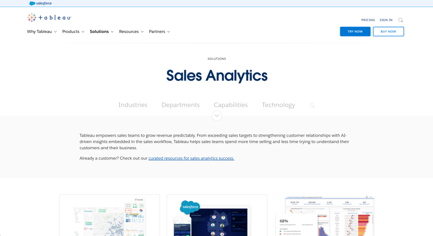 sales analytics software