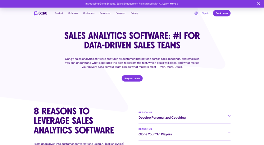 sales analytics software