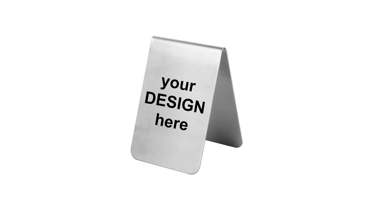 Muka Custom Table Tent Sign
