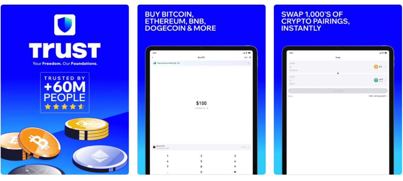 best cryptocurrency wallet - trust wallet