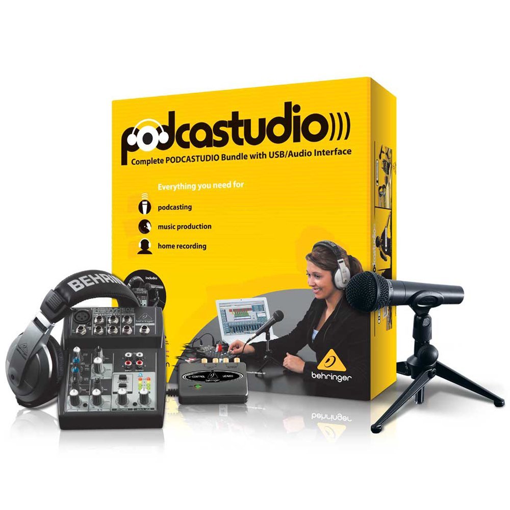 Best Budget Microphones - Get a Top 20 Podcast Microphone for Under $200 - BEHRINGER PODCASTUDIO USB