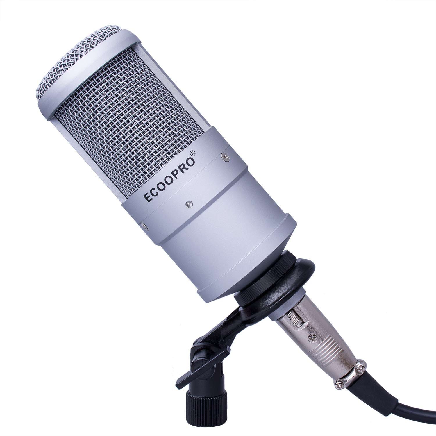 Best Budget Microphones - Get a Top 20 Podcast Microphone for Under $200 - ECOOPRO Studio Condenser Recording Microphone