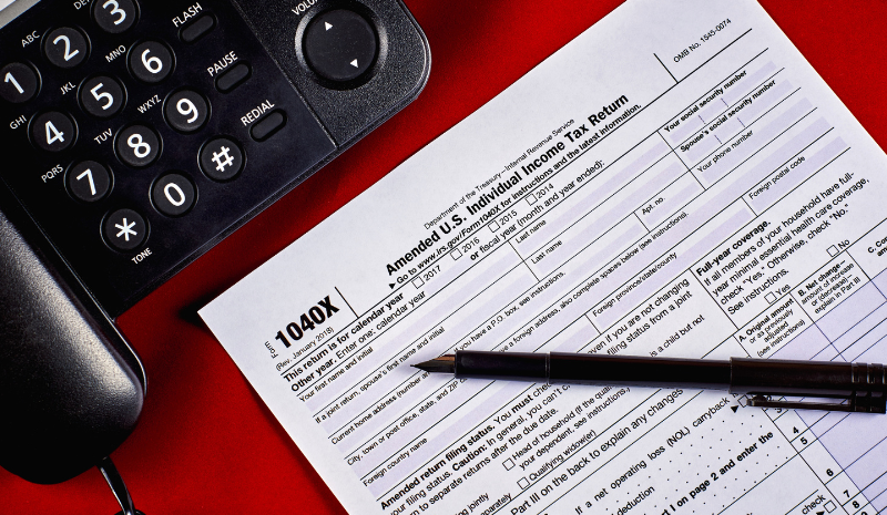 how to file taxes - a 1040X form