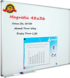 Lockways White Board Dry Erase Board