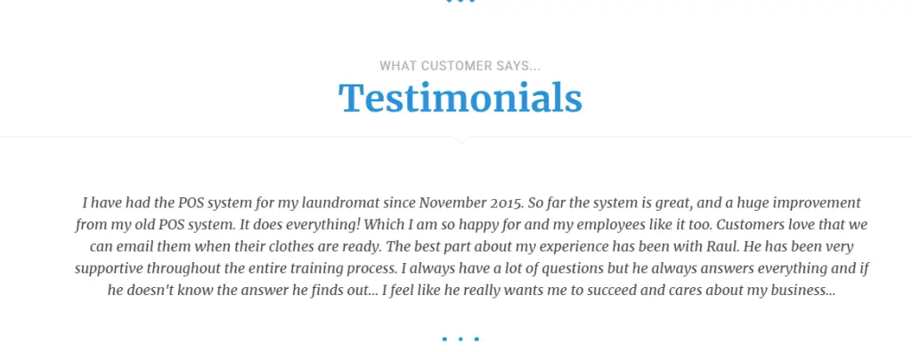 LaundroMax customer review