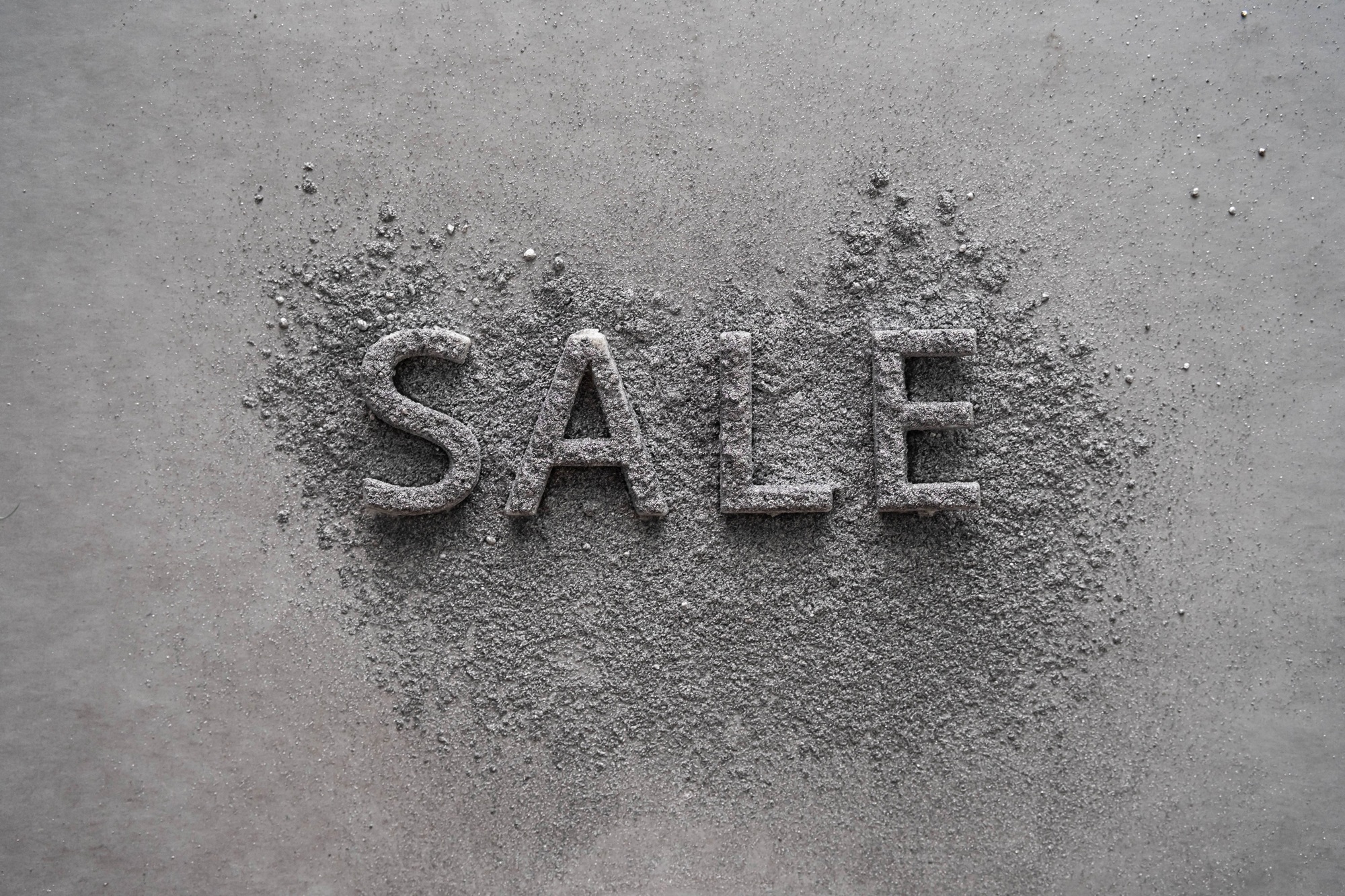 Sale - Word. Online Sale or Clearance Store Mock up.