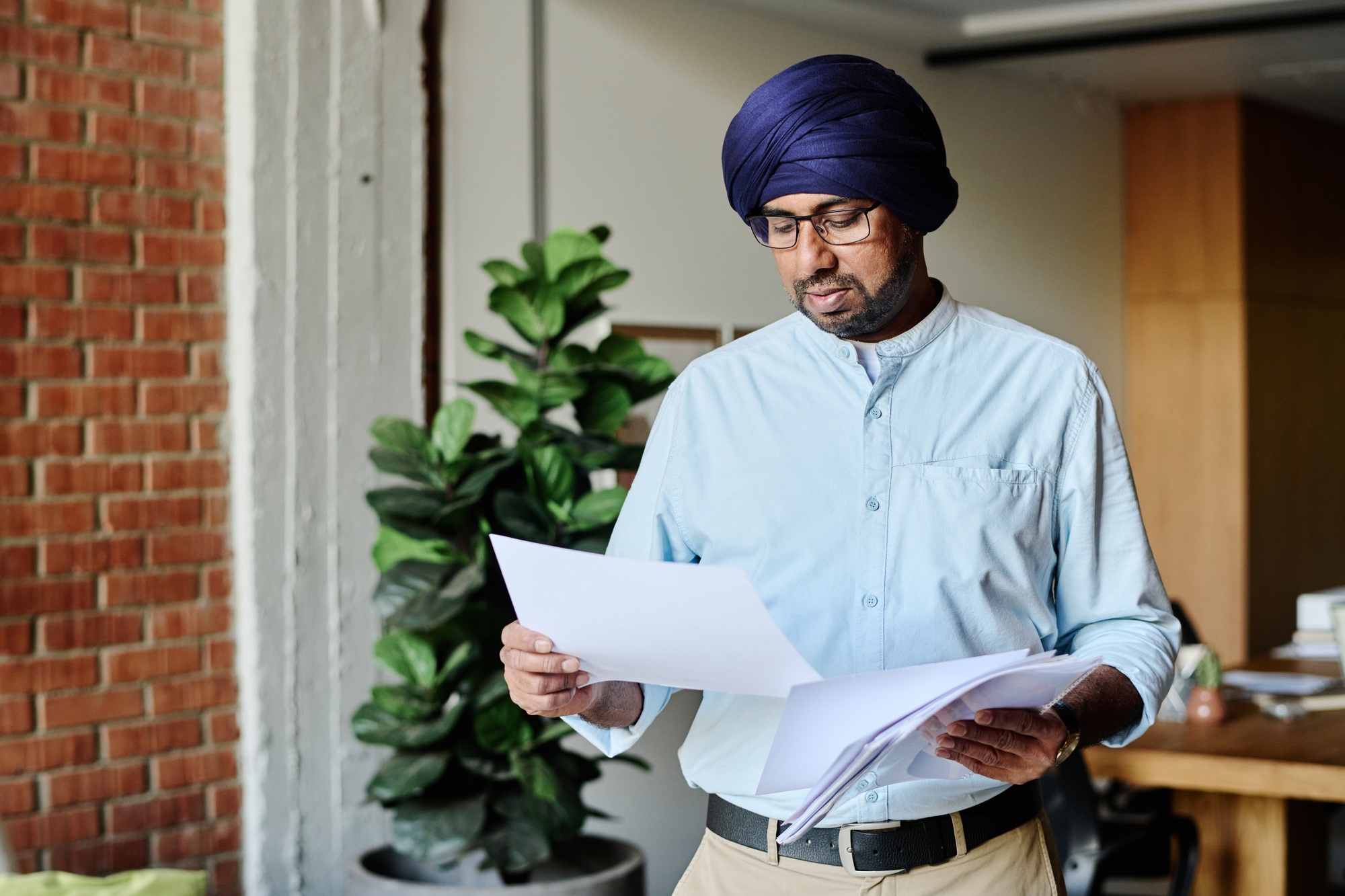 Adult Worker Studying Analysis