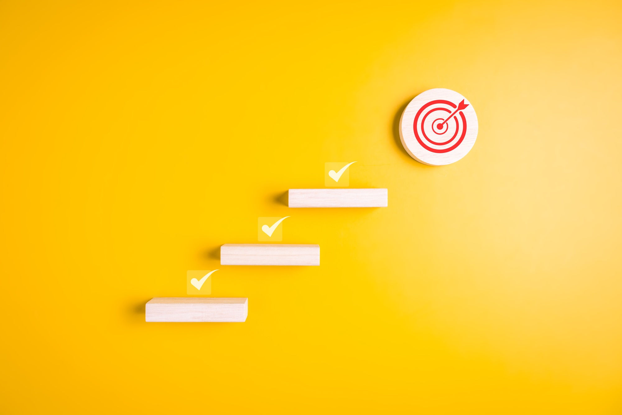Target icon for successful business goal