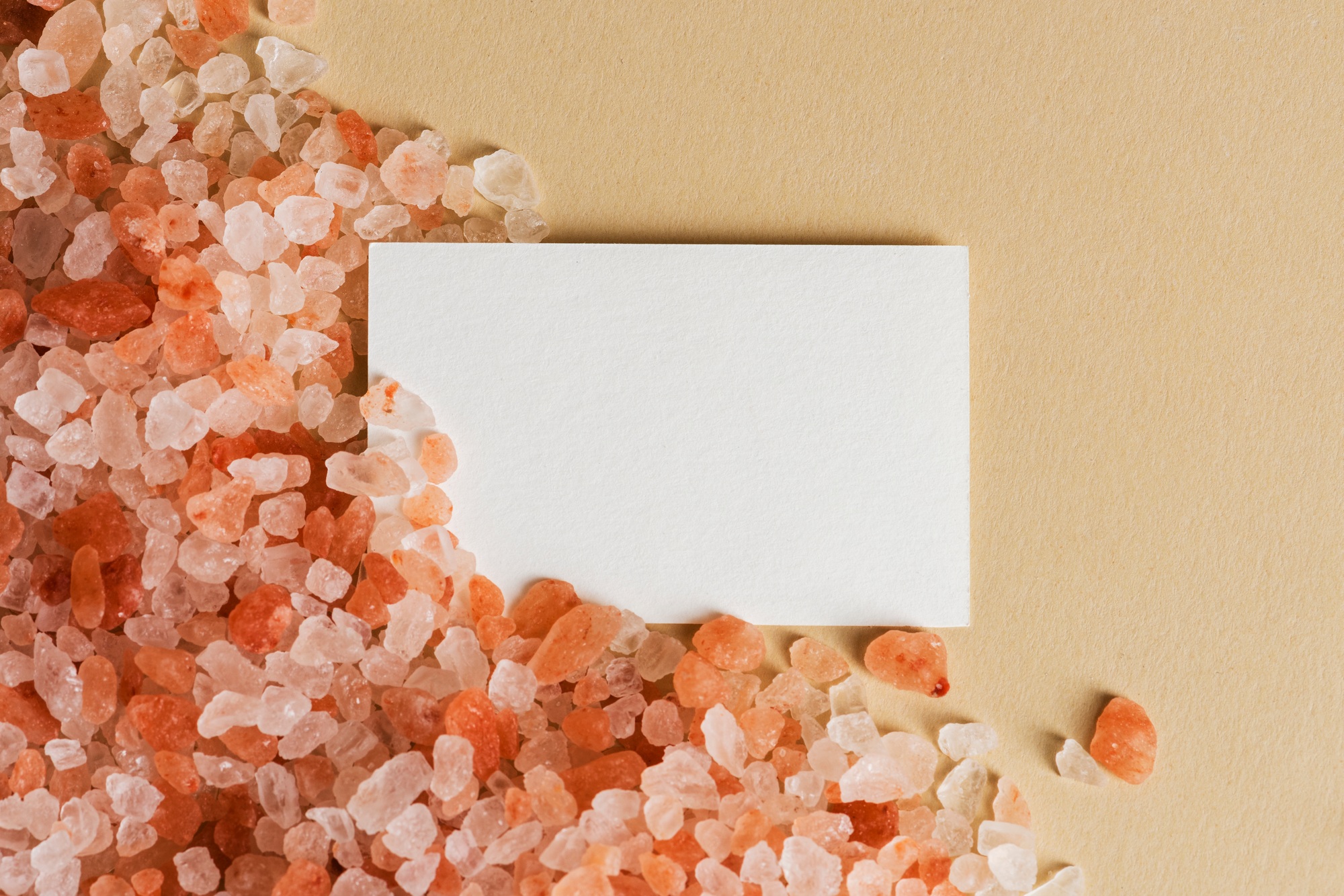 White business card design element