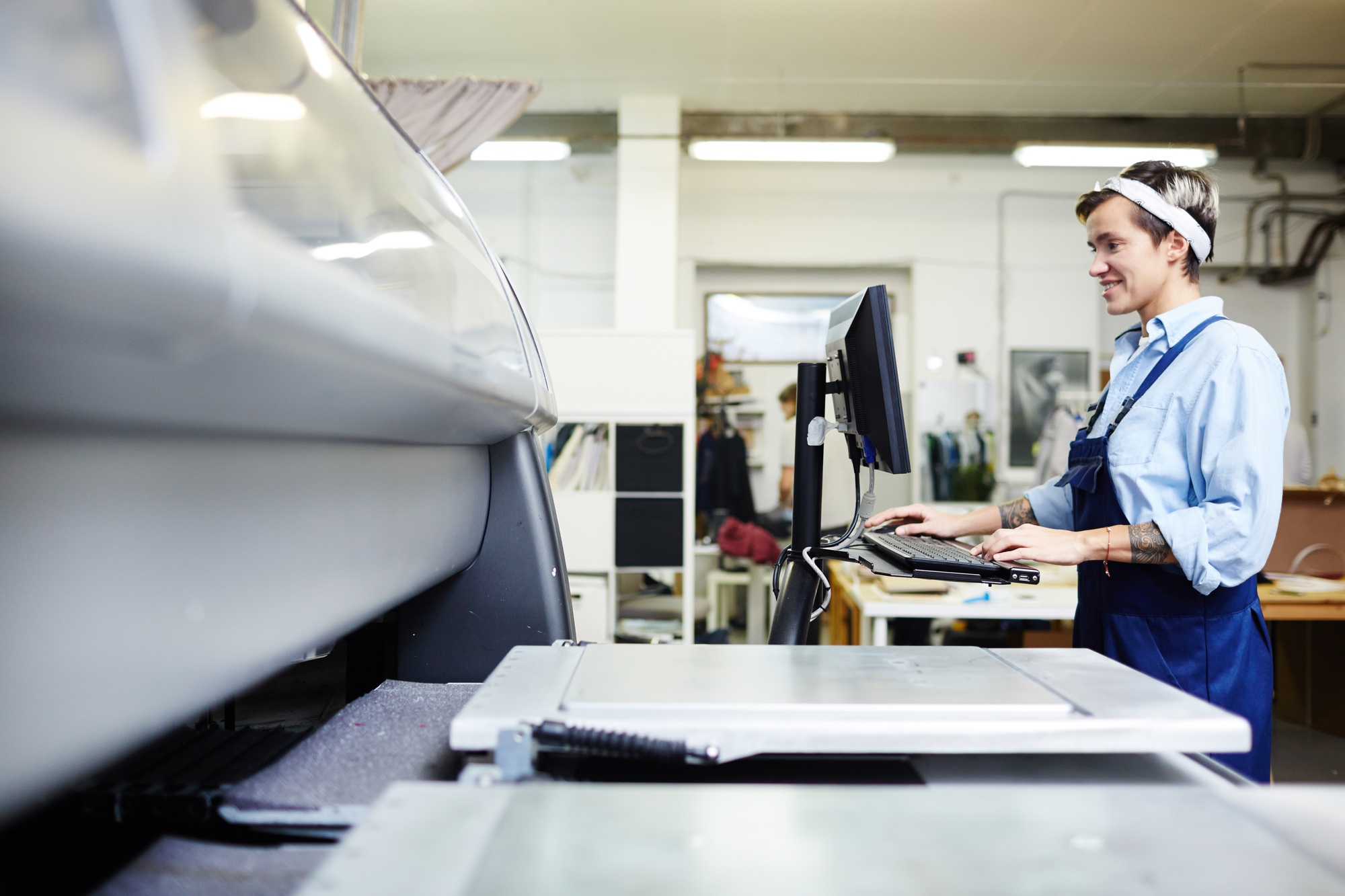 Choosing sample to print