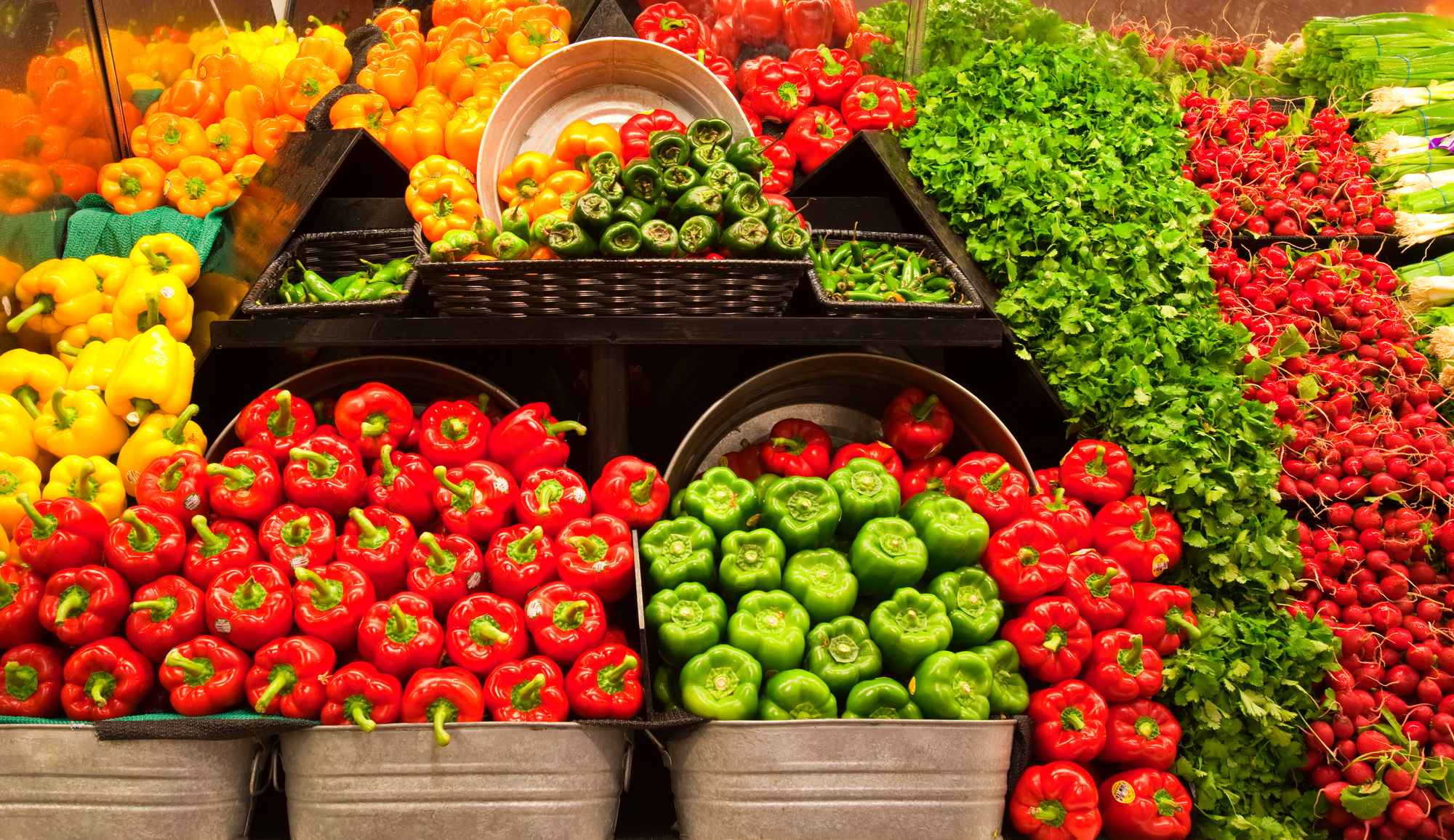 Grocery Store Produce Aisle