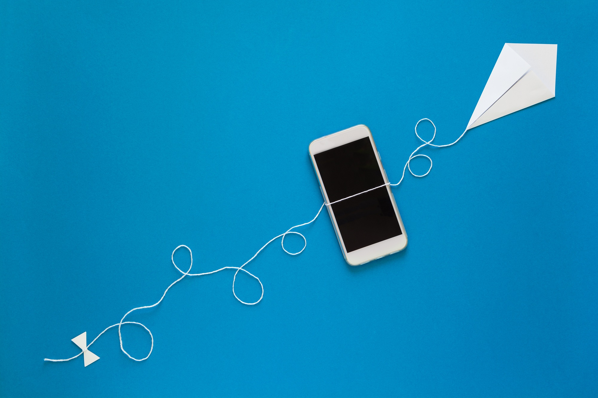 Network connection and cloud storage technology concept