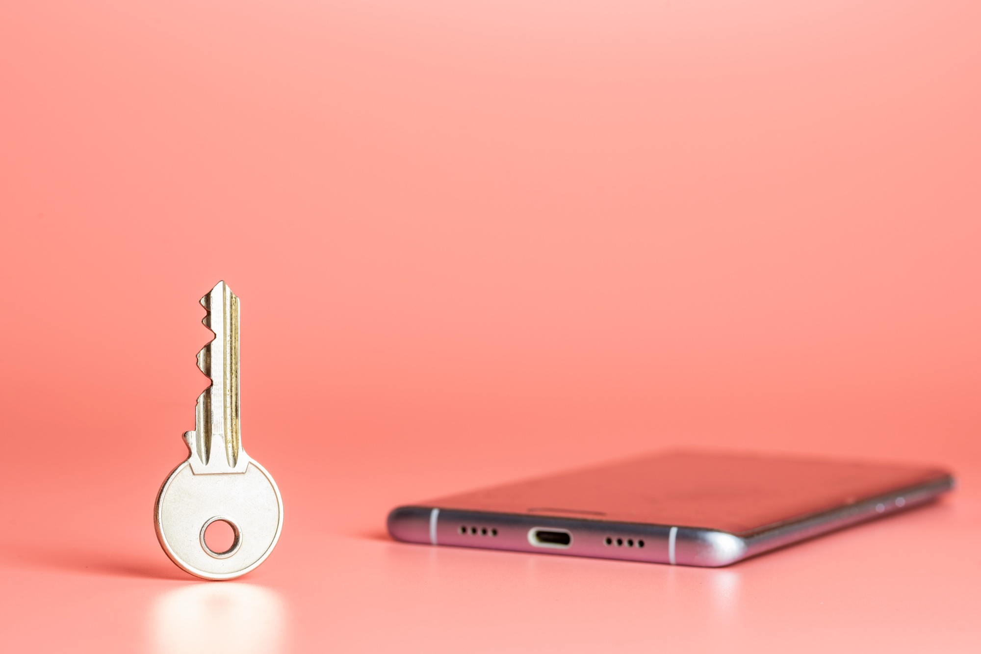 Smart phone security concept