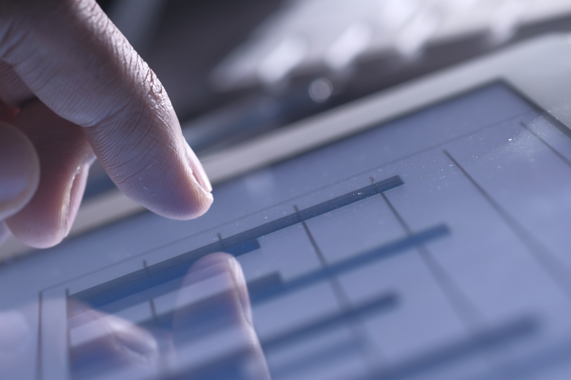 A Comprehensive and Detailed Data Analysis Presented on a Tablet Screen for Insights