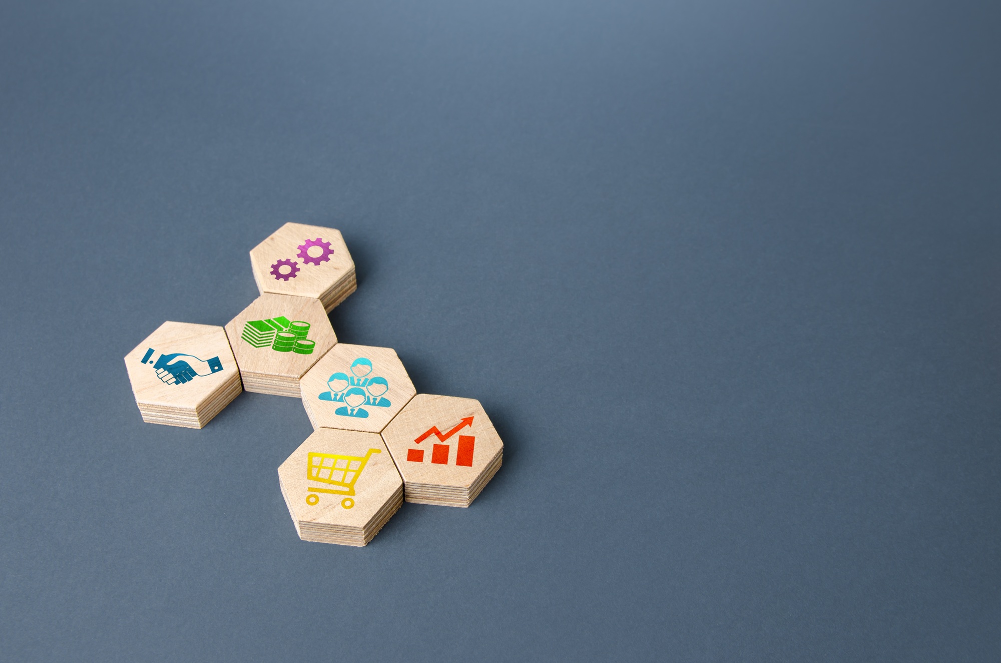 Business attributes Figures . Creation of a successful company. Development of leadership