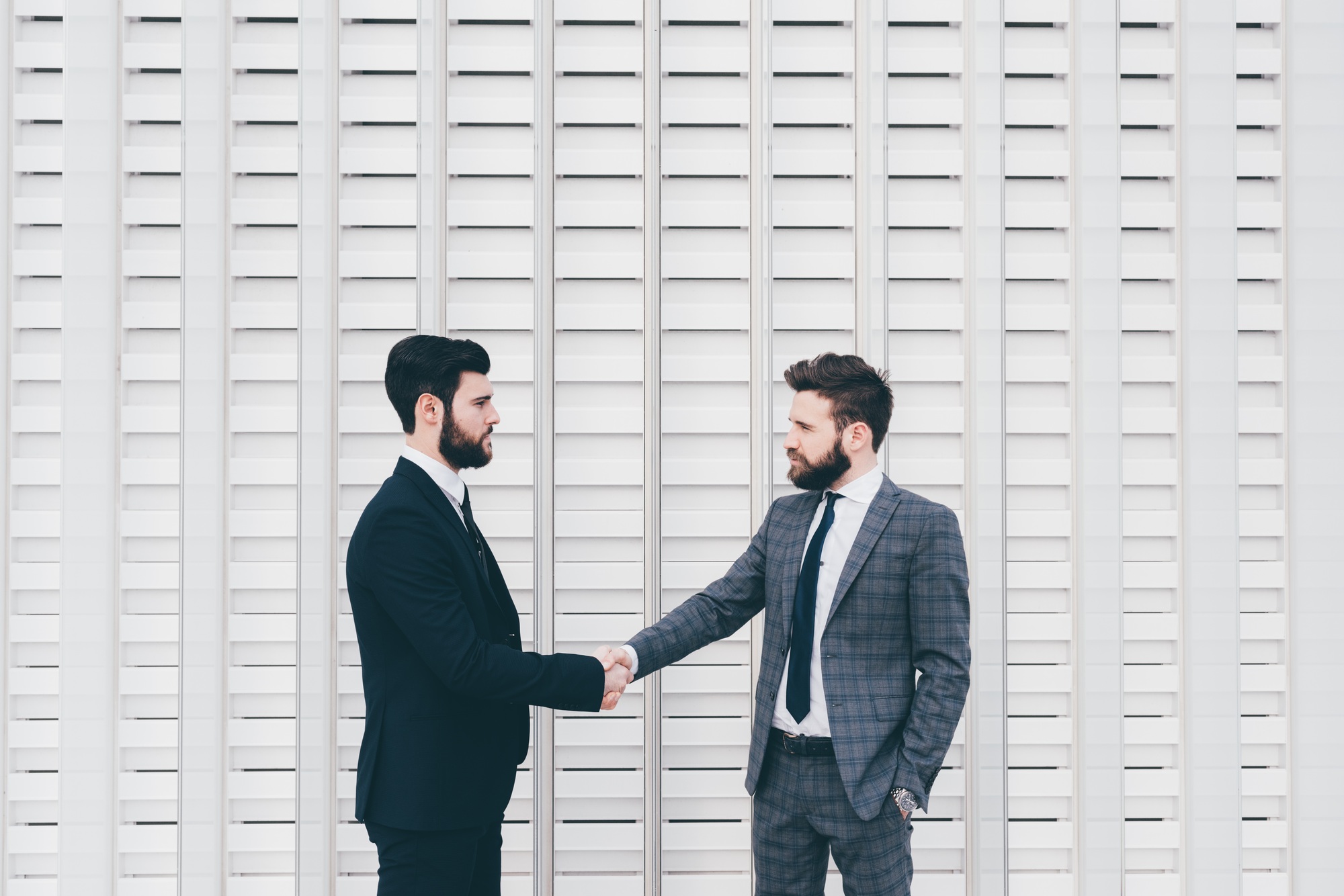 Business handshake agreement partnership