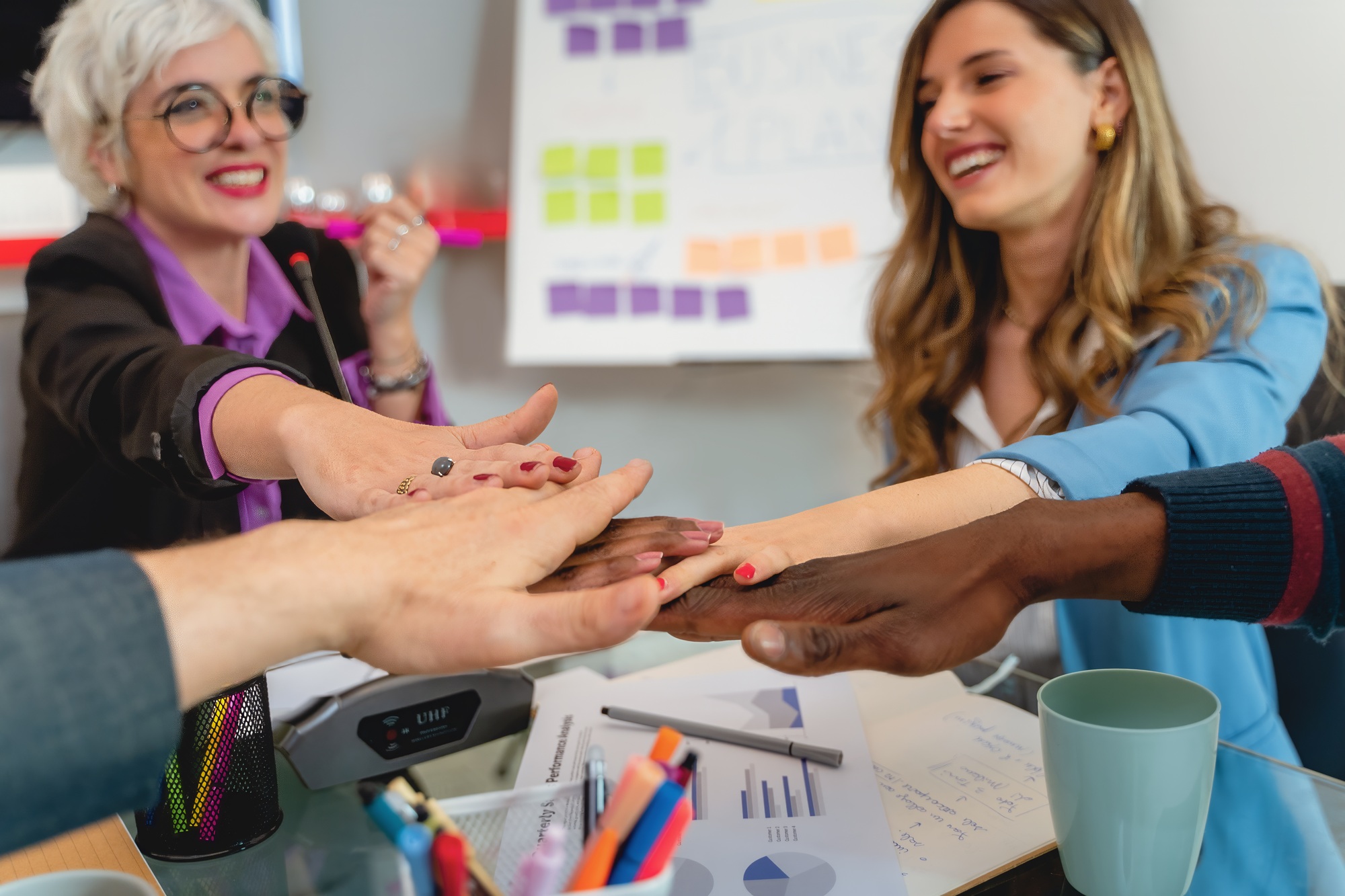 Business team diversity inclusion collaboration unity