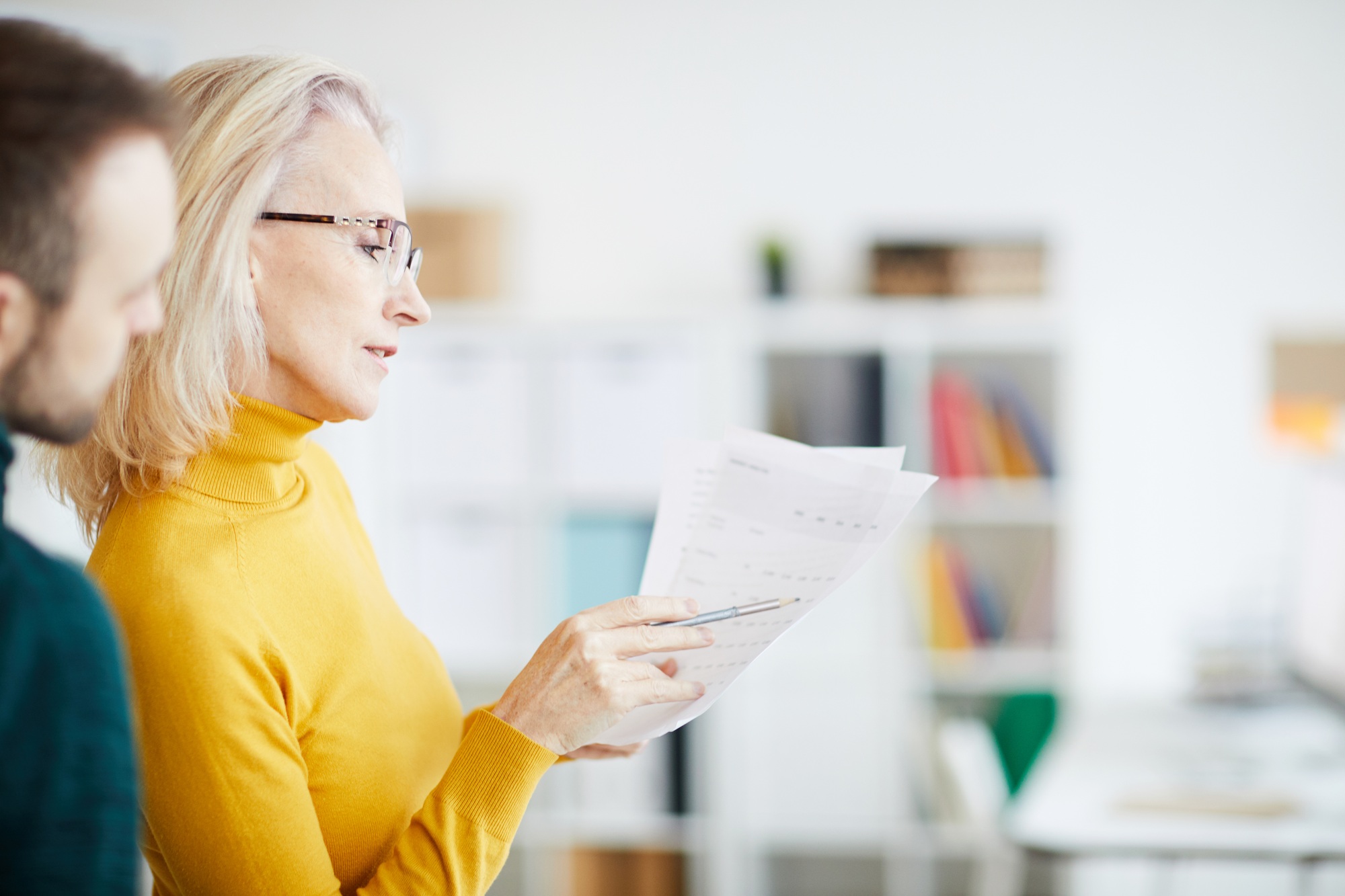Businesswoman Planning Strategy