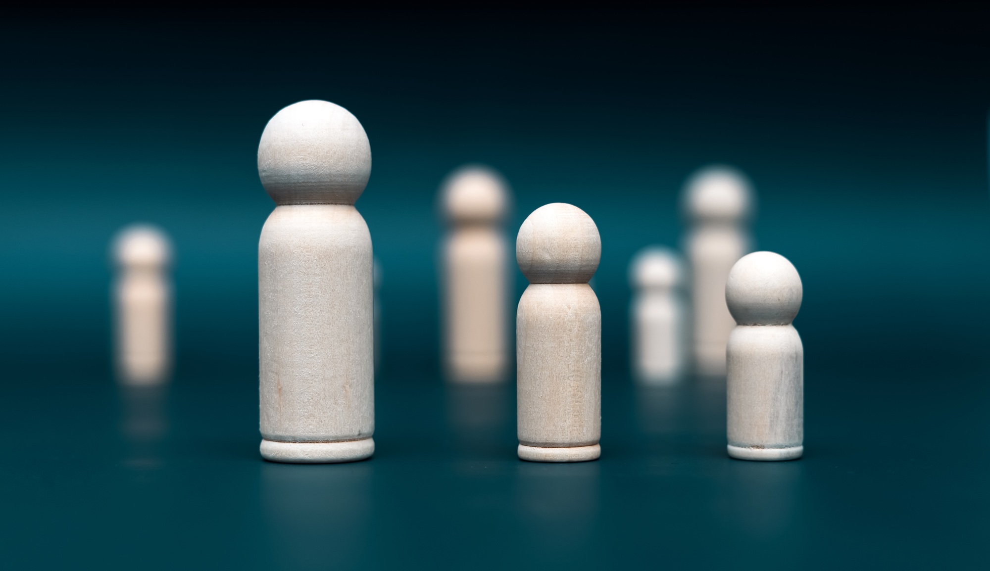 Career growth. Leadership and teamwork idea concept.
