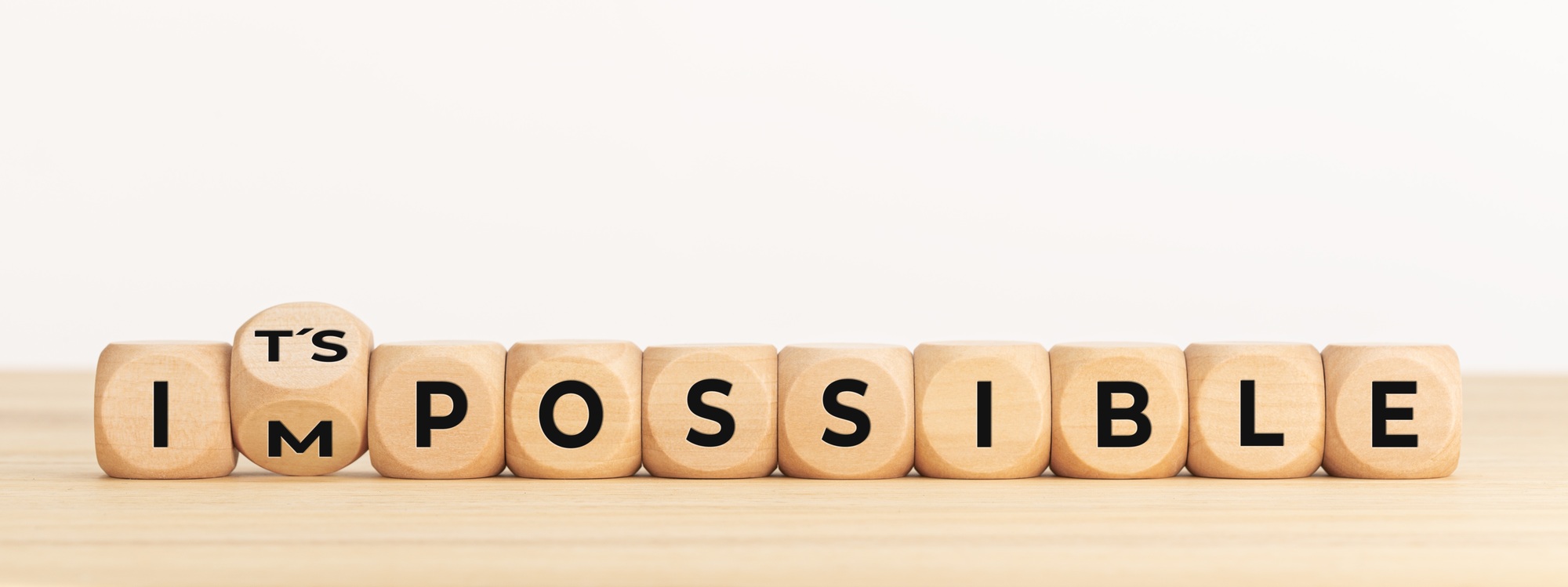 Changing word impossible into its possible