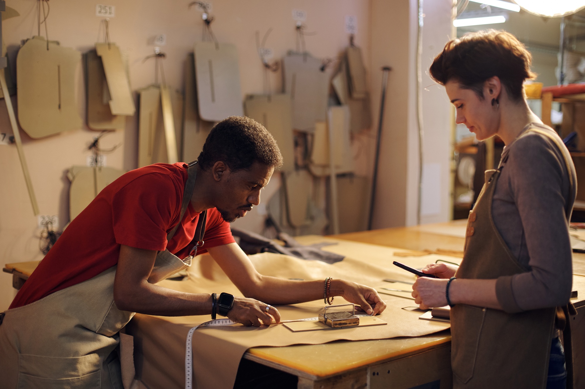 Collaborating in Tailoring Workshop for Fashion Design