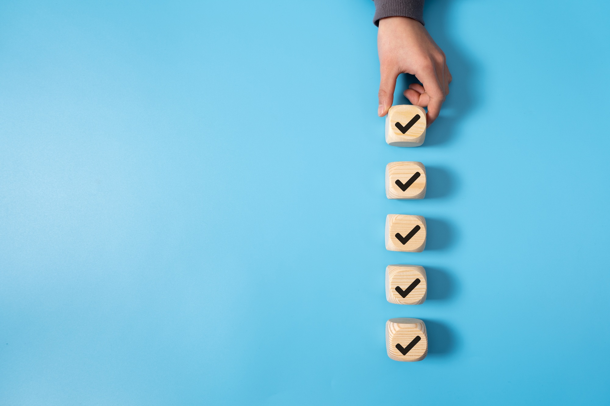 Completion checklist or tasks
