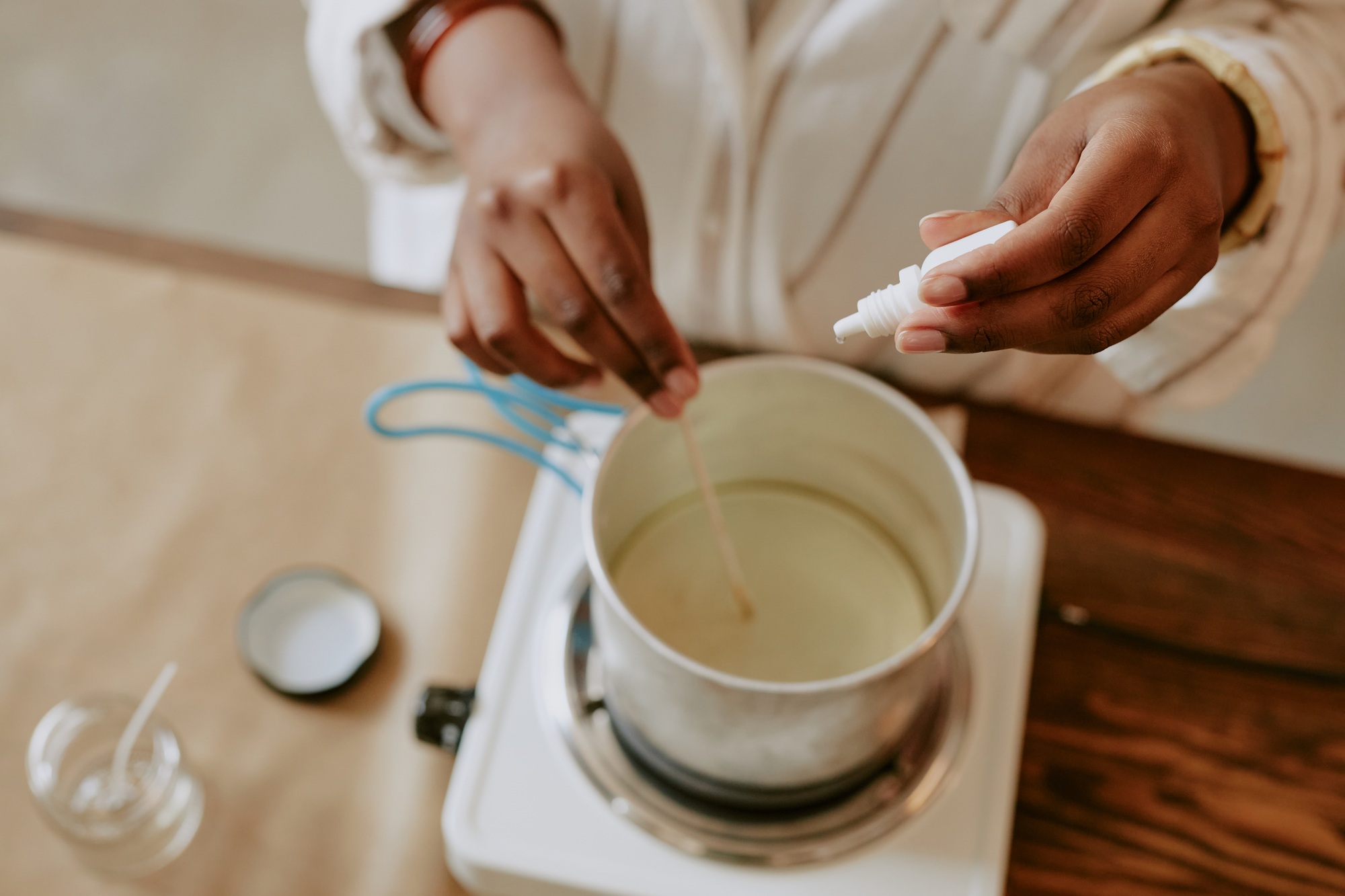 Creating Handmade Craft with Precision and Focus