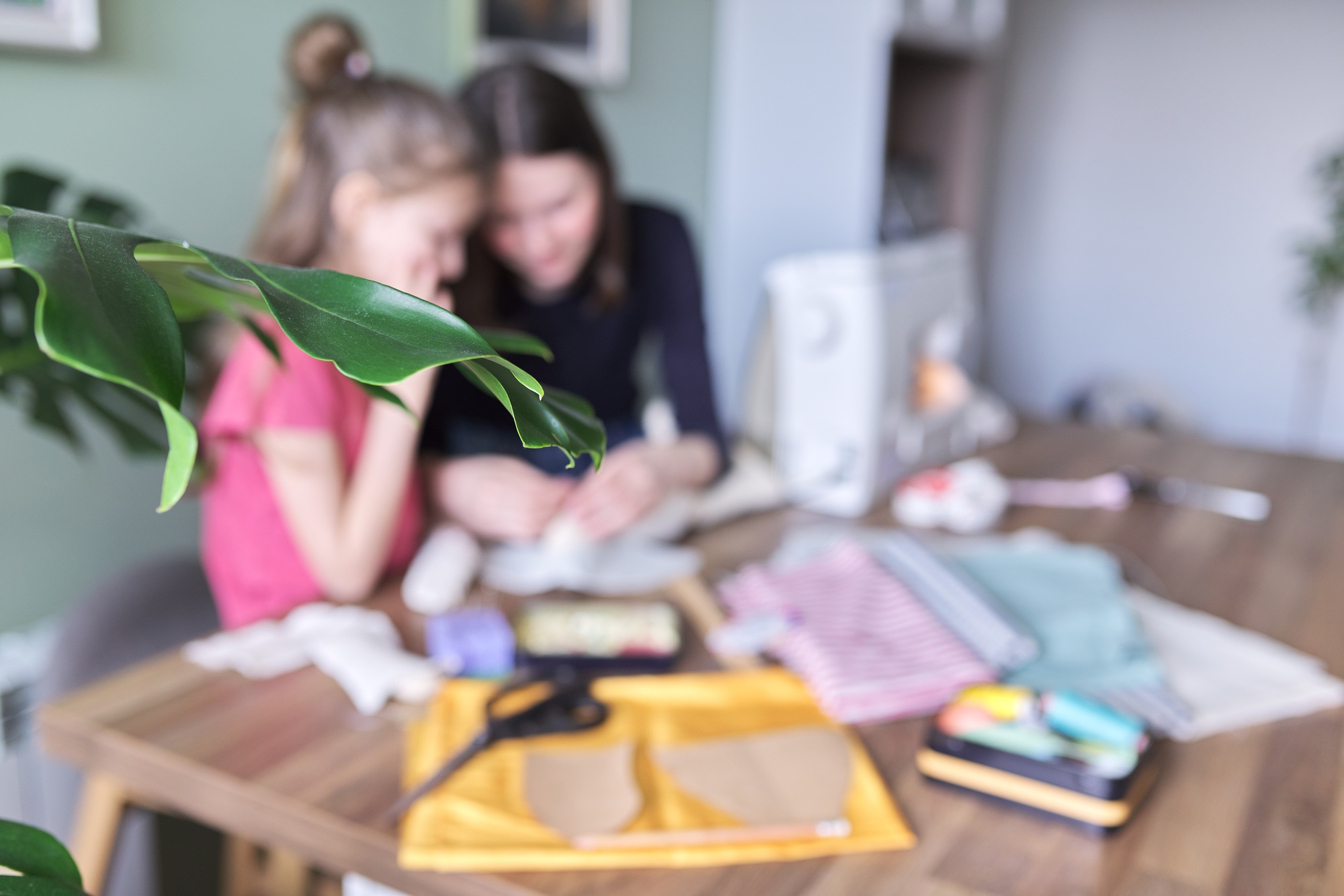 Family creative handmade hobby and leisure