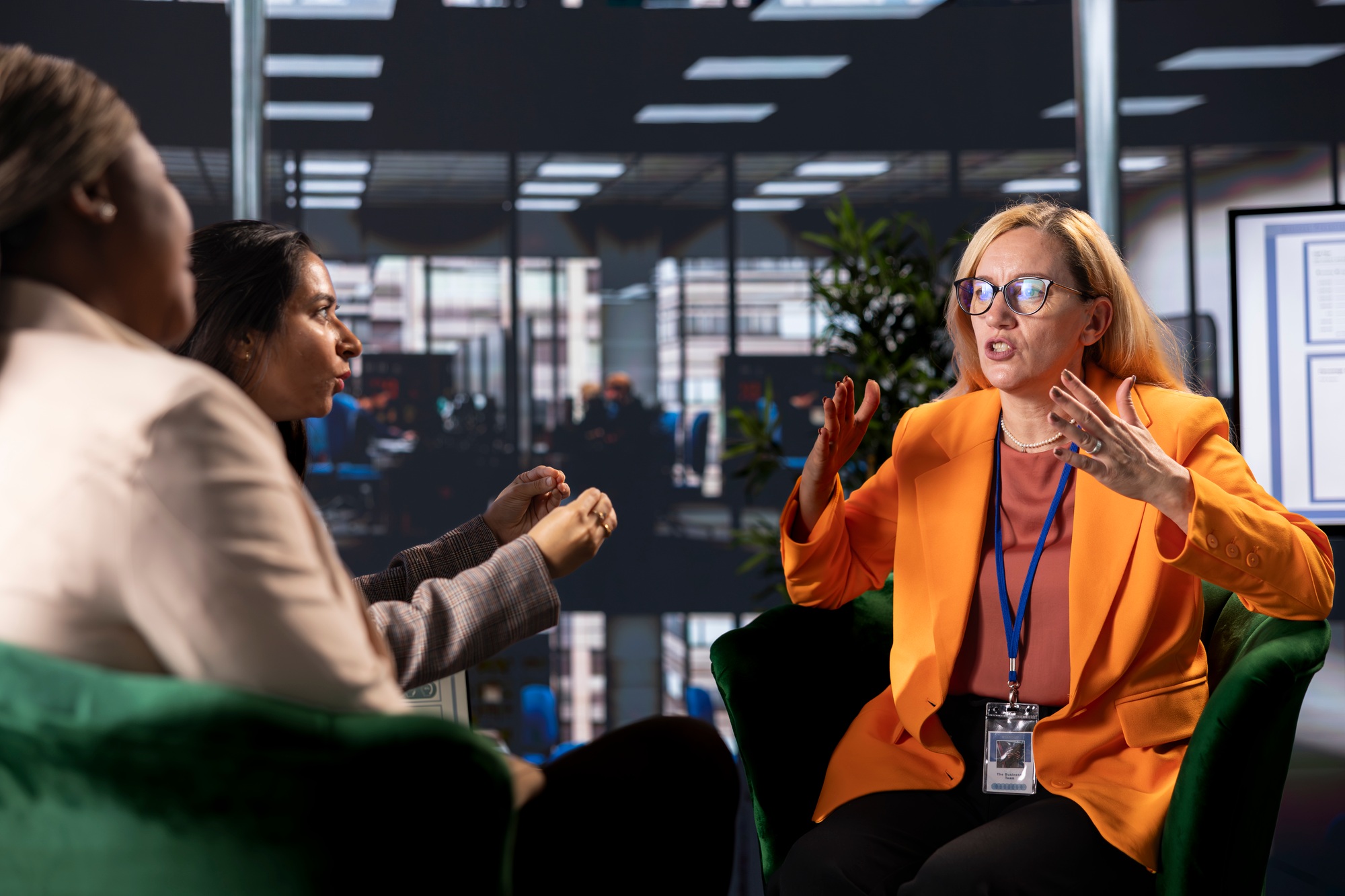 Female executives strategizing for success in a diverse business environment
