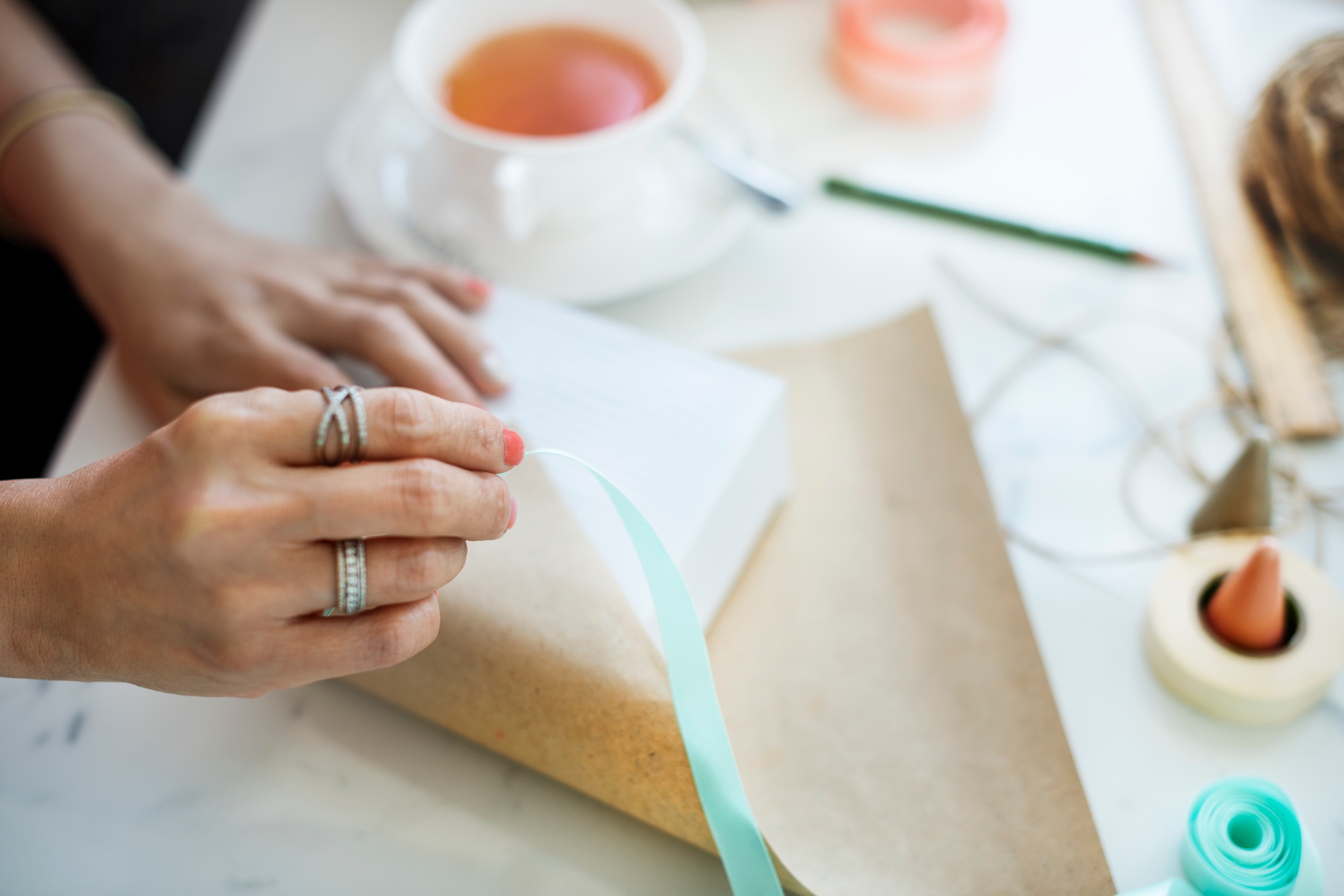 Gift Present Handmade Wrapped Simple Concept