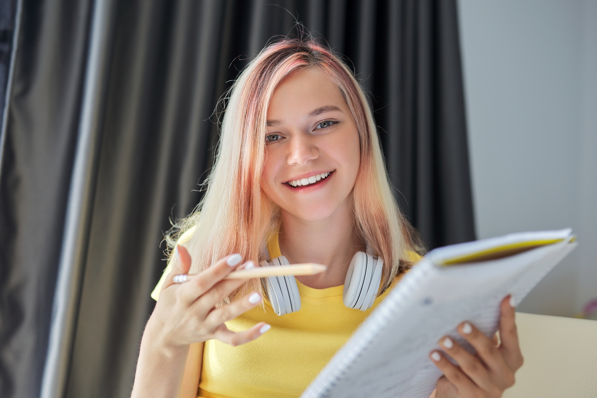 Online lesson, remote training, video call
