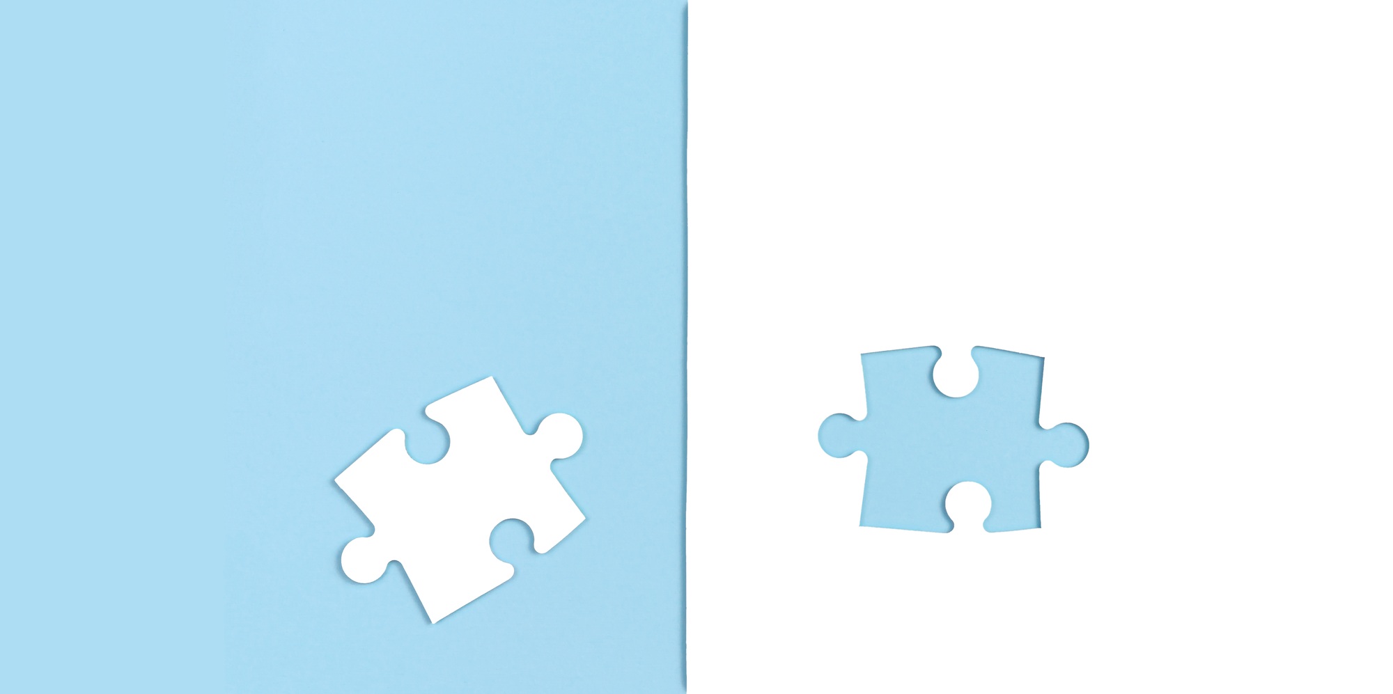 Out of the box thinking and team building concept. Flat lay, copy space