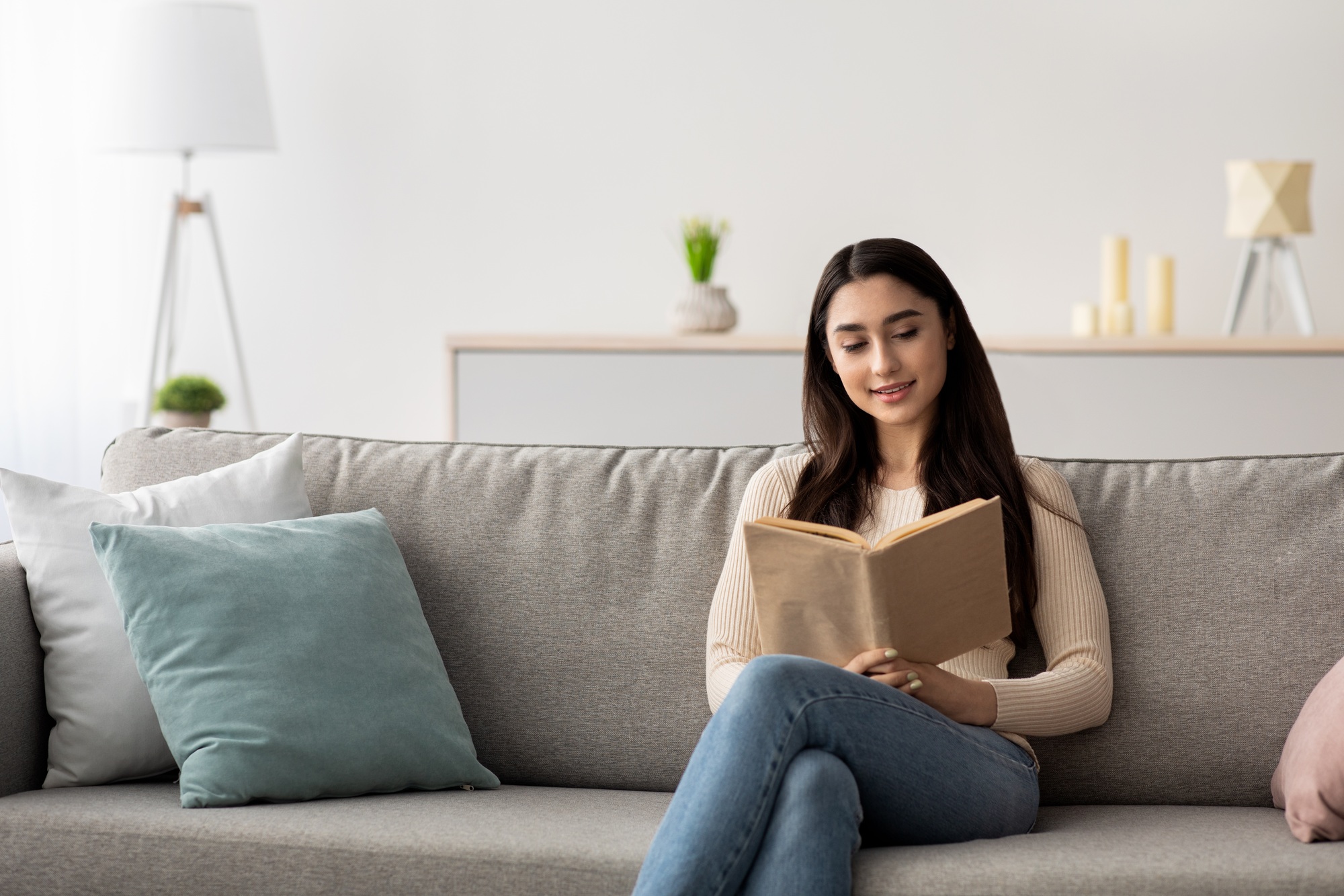 Read book, wish list, daily planner, notepad, goals at spare time. Relax and rest concept