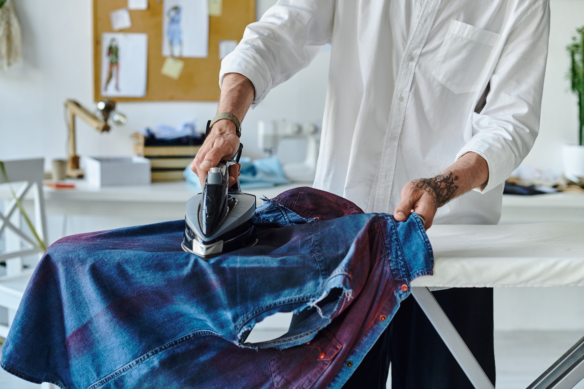 Reviving denim: a tailors sustainable atelier