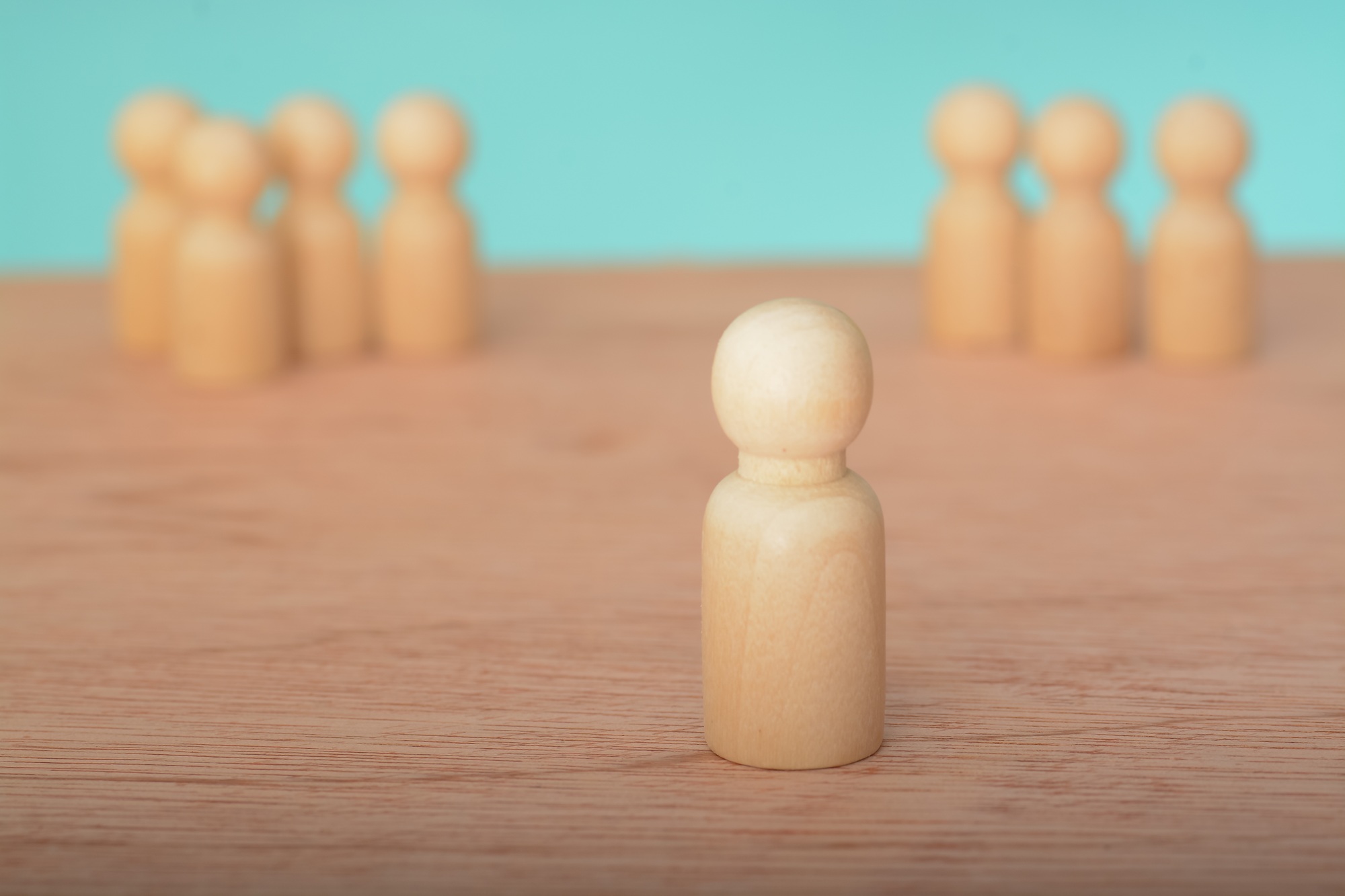 the essence of leadership, team symbolizes unity, with one standout figure strategically positioned