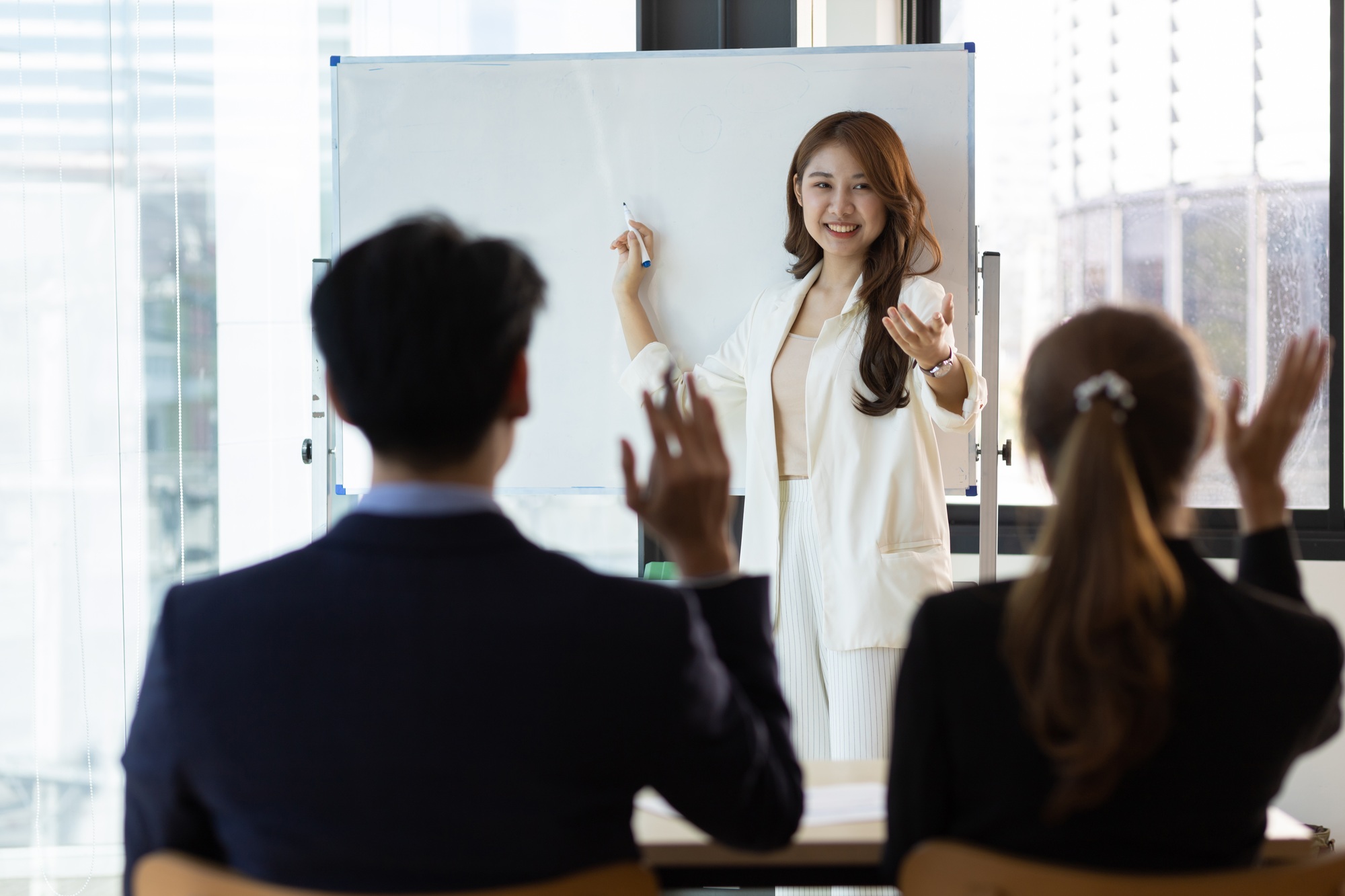 Training young entrepreneurs and planning a start-up business.
