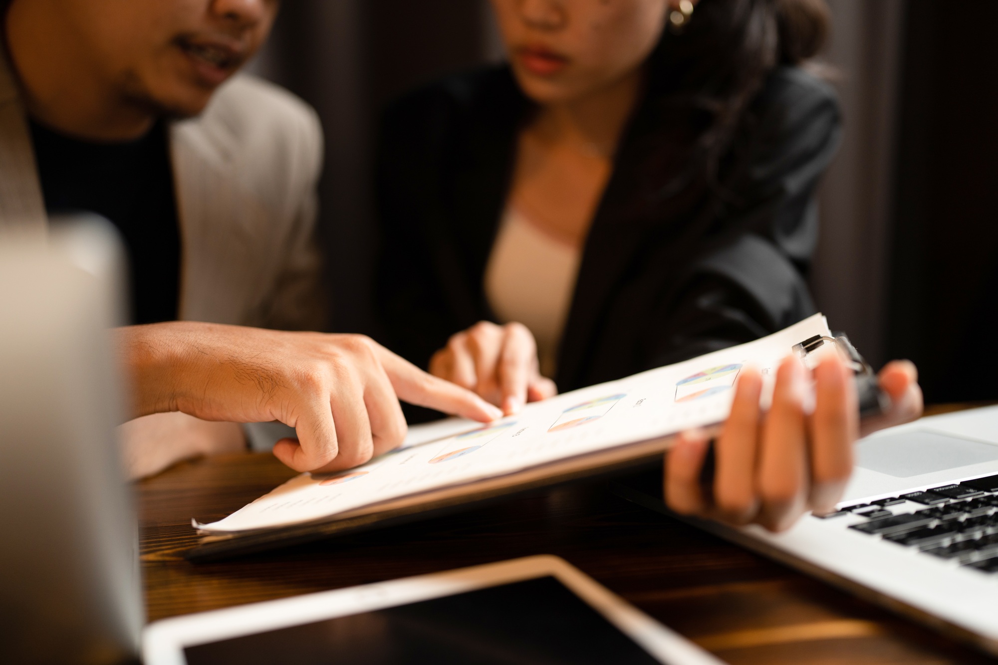 business approve and certificate concept, confirmation of business marketing document permit