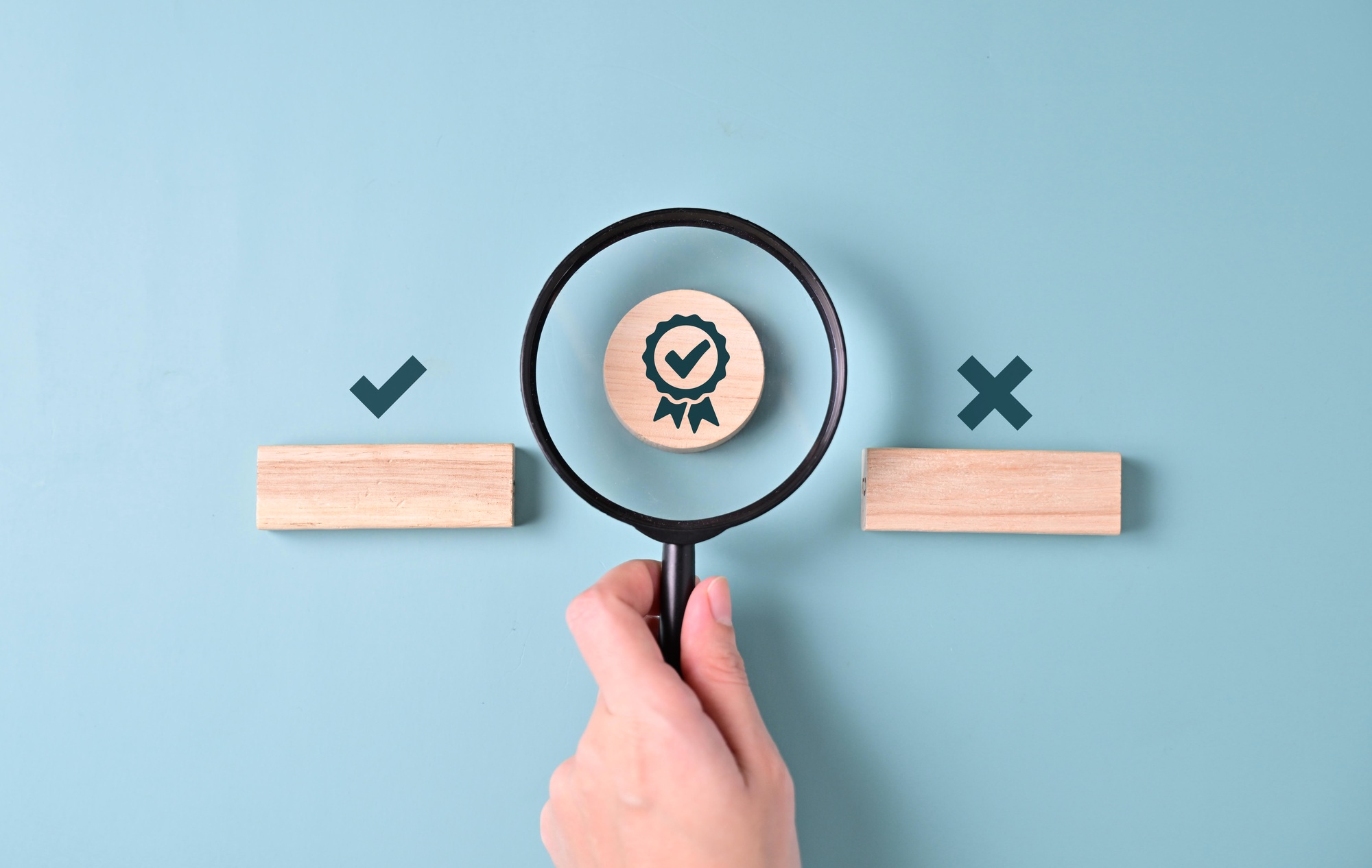 Certificate guarantee icon for certification and standardization