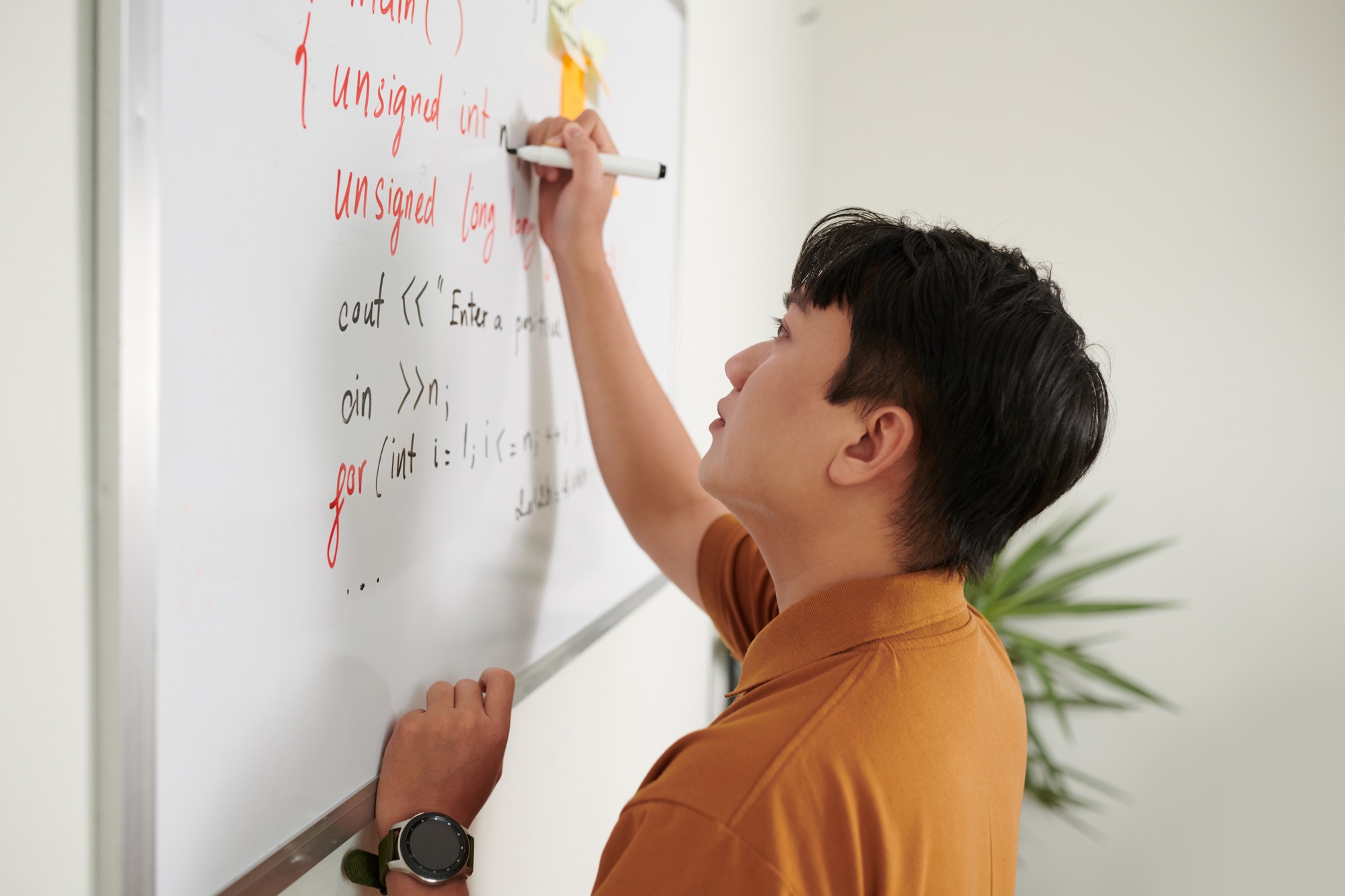 Developer Writing Programming Code