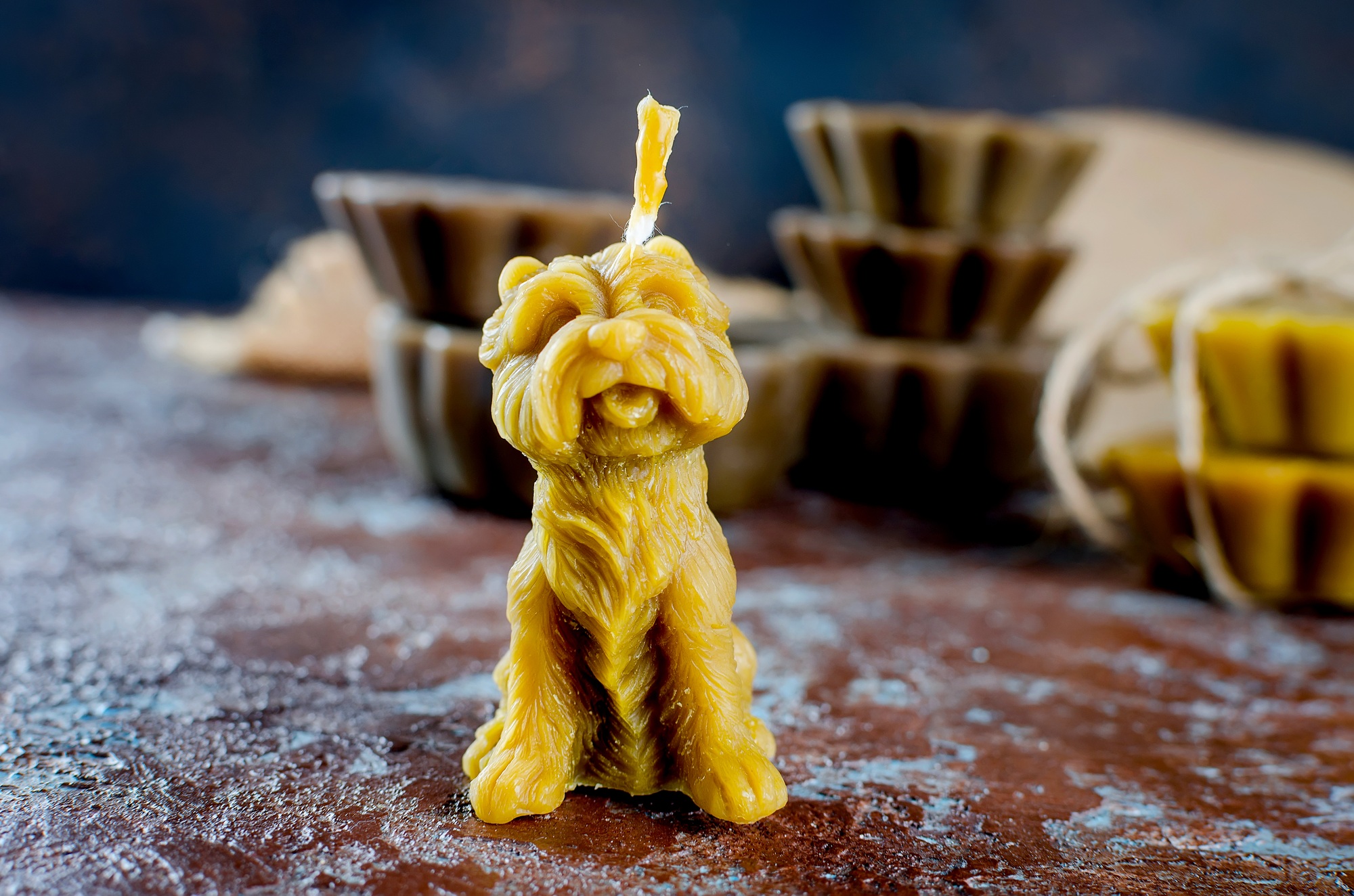 handmade candles made from natural beeswax